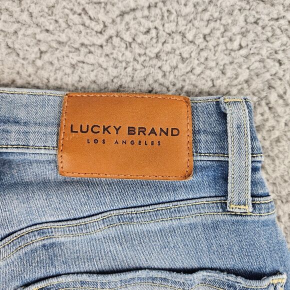 Lucky Brand Jeans Womens 26x29‎ Blue Bridgette High Rise Skinny Denim Light Wash - Picture 14 of 16